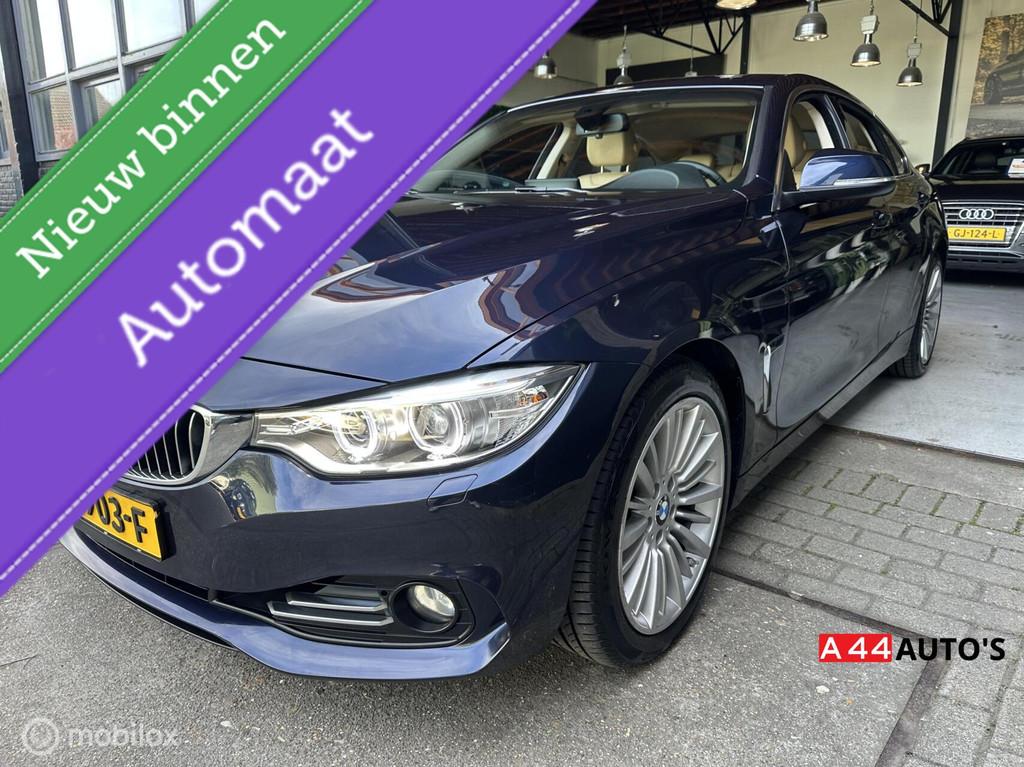 BMW 4-serie Gran Coupé 418i Centennial High Executive* NAP, Automaat, Navigatiesysteem, Blauw, 19 km/l