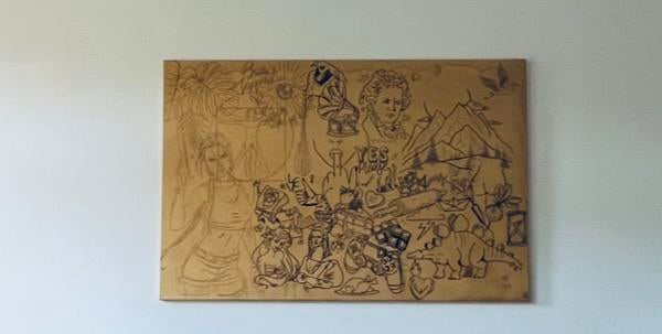 Schilderij “Echoes of Imagination”, Antiek en Kunst, Kunst | Schilderijen | Modern, Ophalen of Verzenden