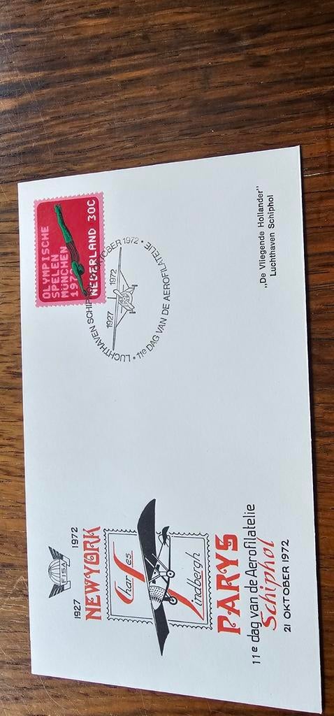 2 poststukken Nederland 11e dag Aerofilatelie, Postzegels en Munten, Brieven en Enveloppen | Nederland, Verzenden, Envelop