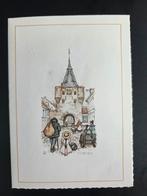 Ansichtkaart Elburg - Anton Pieck stijl, Ophalen of Verzenden, 1960 tot 1980, Ongelopen, Gelderland