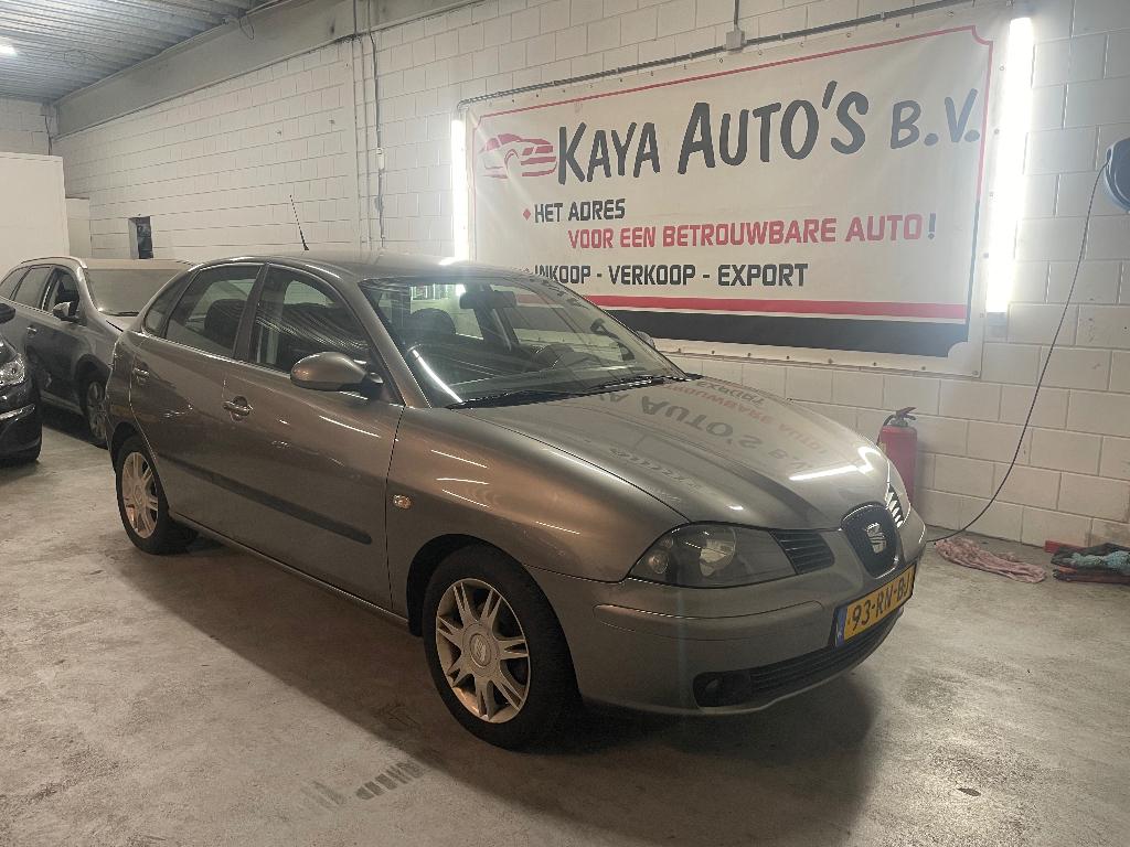 Seat Ibiza 1.4 16V 5-DEURS AIRCO, Auto's, Seat, Voorwielaandrijving, 15 km/l, Ibiza, Origineel Nederlands