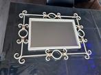 Spiegel met ijzere lijst, Huis en Inrichting, Woonaccessoires | Spiegels, Ophalen, Minder dan 50 cm, Zo goed als nieuw, Minder dan 100 cm