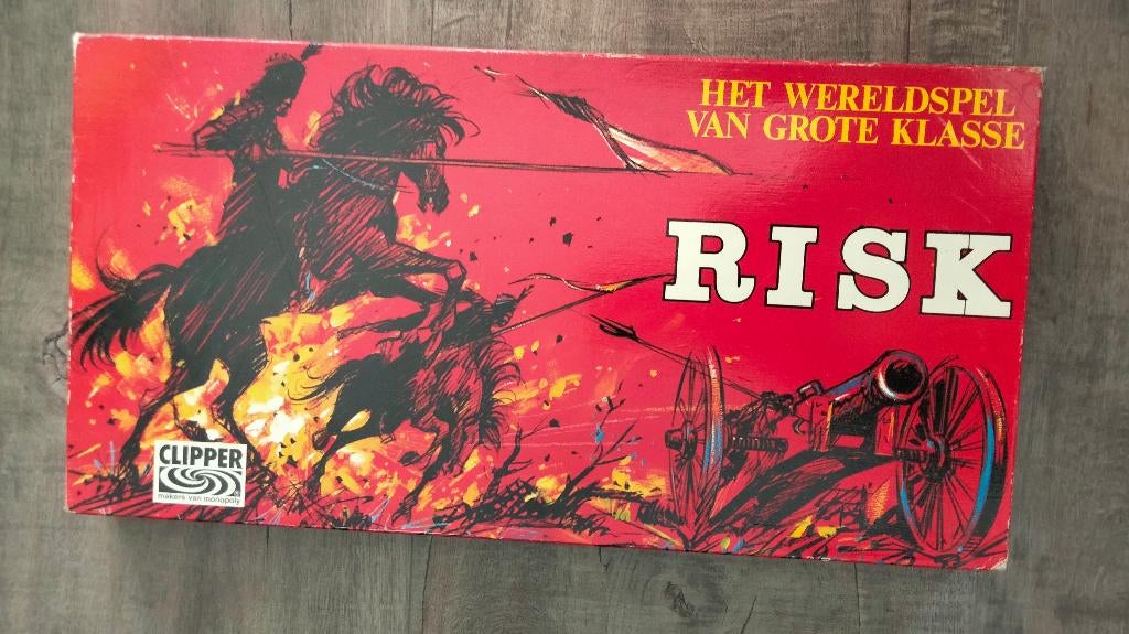 Risk bordspel, Vijf spelers of meer, Ophalen of Verzenden, Gebruikt, Clipper