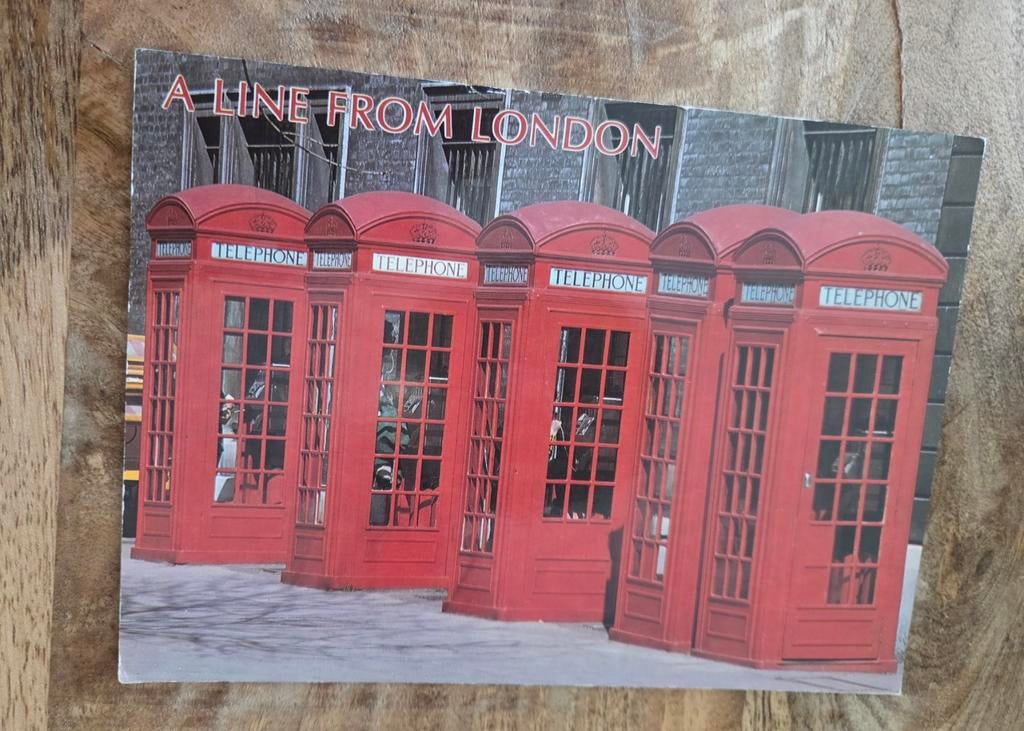 A line from London, Verzenden, Ongelopen, Engeland