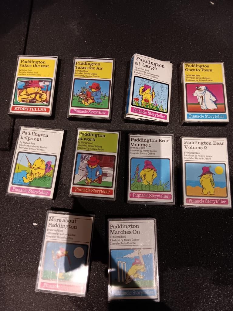Paddington luister verhalen cassettebandjes complete serie, Cd's en Dvd's, Cassettebandjes, Ophalen of Verzenden, Zo goed als nieuw