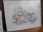 prenten 2 stuks teddy beren trudy, Ophalen of Verzenden, 'T Olde Gre-j, Info@toldegrej.nl, Endepoelstraat 20f Didam