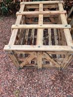 Houten krat met pallet gratis af te halen, Doe-het-zelf en Verbouw, Kratten en Dozen, Gebruikt, 100 cm of meer, 60 cm of meer