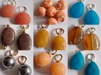 Prachtige edel -agaat- stenen hangers per set voor 1 euro D, Verzenden, Nieuw, Hanger