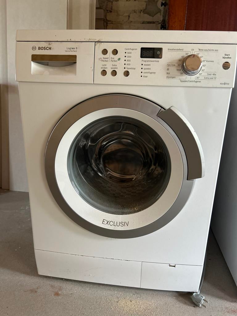 Bosch Logixx 8 VarioPerfect wasmachine, Ophalen, 1200 tot 1600 toeren, Gebruikt, 8 tot 10 kg