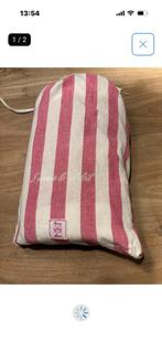 Riviera Maison Handdoek Roze/Wit Gestreept, Ophalen of Verzenden, Zo goed als nieuw, Roze, Handdoek