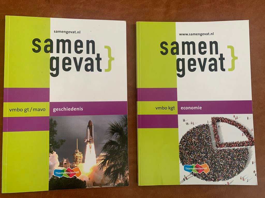 Samengevat vmbo gt/mavo geschiedenis en vmbo kgt economie, Boeken, Schoolboeken, Ophalen of Verzenden, Gelezen, VMBO, Geschiedenis