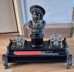 Antieke Franse Empire inktstel met originele inkt potten., Ophalen of Verzenden