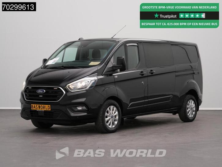 Ford Transit Custom 130PK Limited L2 Dubbel Cabine Automaat, Auto's, Bestelauto's, Bedrijf, Te koop, Achteruitrijcamera, Airconditioning