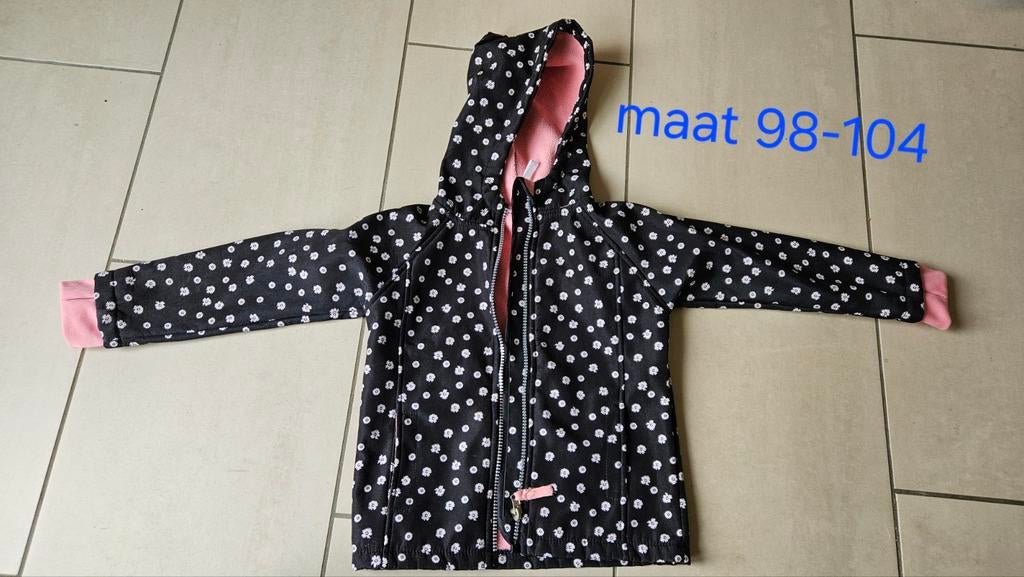 Soft shell jas maat 98-104, Zeeman, Gebruikt, Meisje, Ophalen of Verzenden