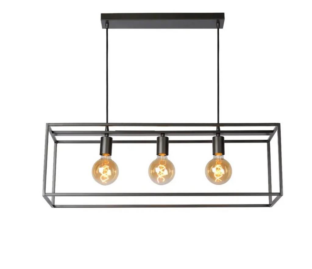 Industriële hanglamp, zwart, Ophalen, Zo goed als nieuw, Industrieel, Metaal