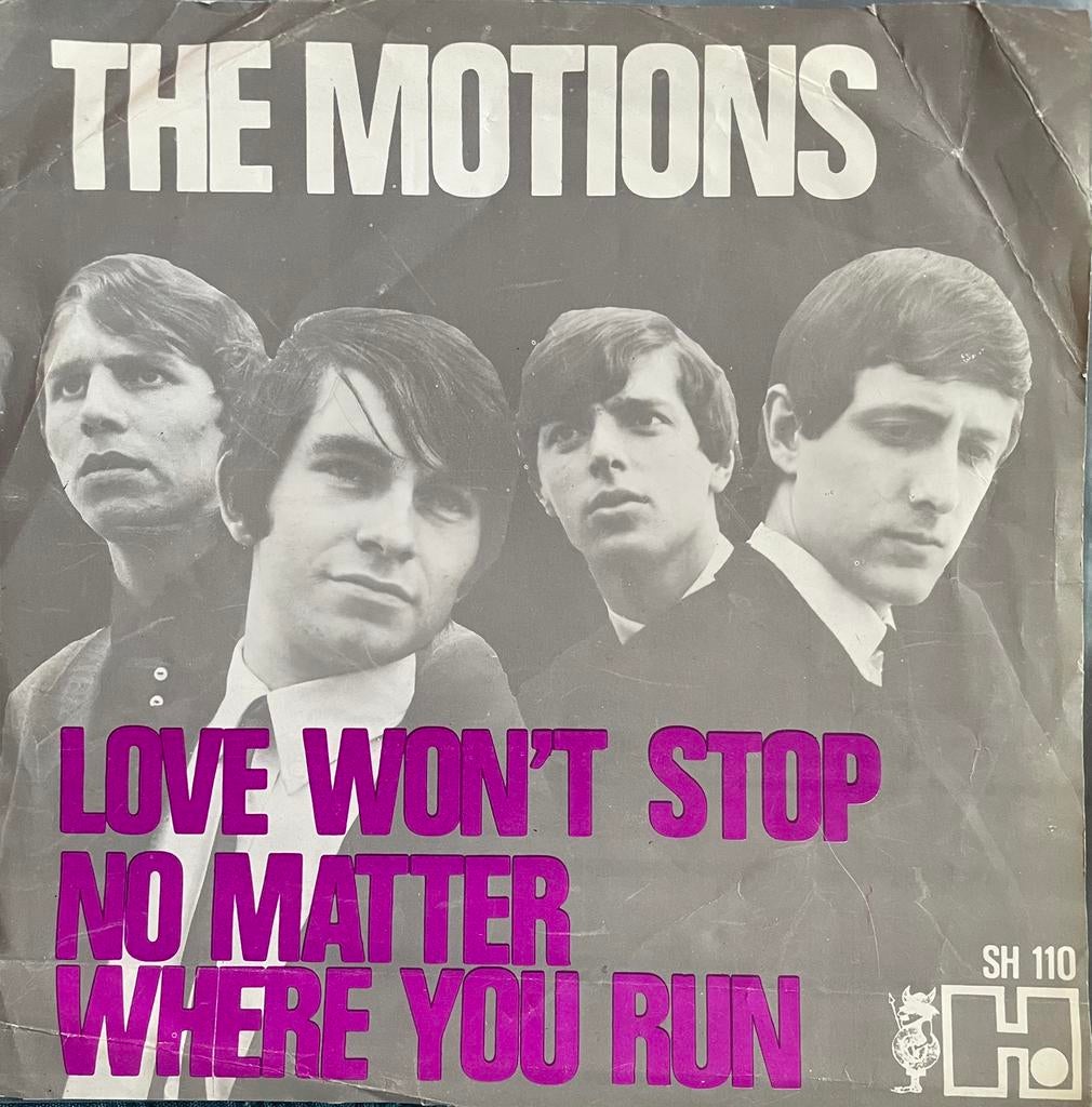 Nederbeat single The Motions - Love Won’t Stop (1965), Overige genres, 7 inch, Single, Ophalen of Verzenden