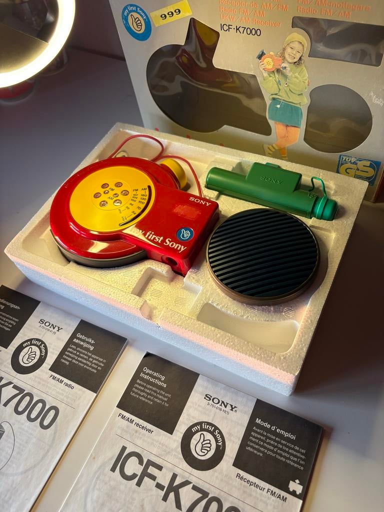 Sony ICF-K7000 'my first Sony' radio - Nieuw in doos, Ophalen of Verzenden, Nieuw, Radio