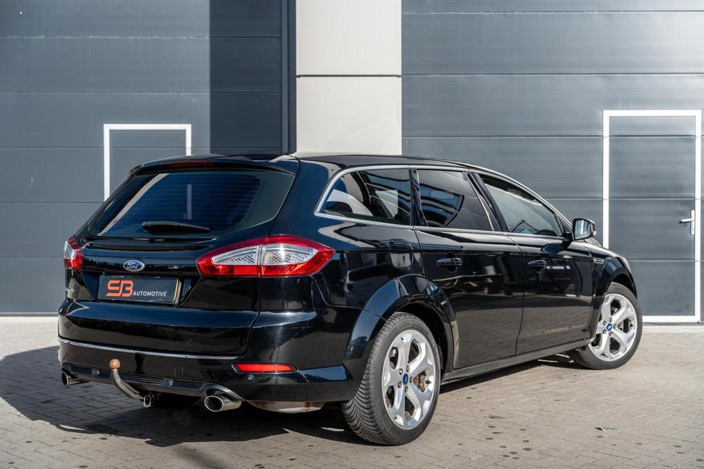 Ford Mondeo Wagon 2.0 EcoBoost S-Edition MEMORY|CAM|BOMVOL!, Auto's, Euro 5, Stof, 1800 kg, Zwart
