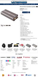 DLS 610CCI500 Monoblock versterker SQ, Auto diversen, Info@optimount.nl, Nieuw, Ophalen of Verzenden, Anholtseweg 48A 7091 HB DINXPERLO