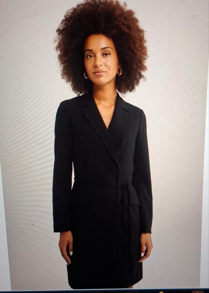 Nieuwe zwarte blazerjurk van WE Fashion, Maat 38/40 (M), WE, Zwart, Nieuw