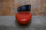 ZGANieuw zwart rode leren Leolux Kikko design chaise longue, Huis en Inrichting, Banken | Sofa's en Chaises Longues, Leolux, Ophalen of Verzenden