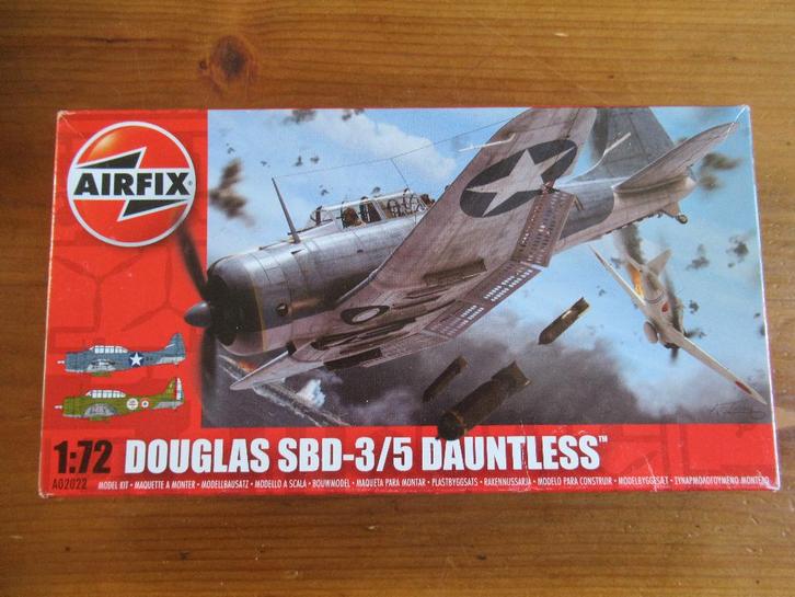Douglas SBD-3/5 Dauntless (Airfix 1/72), Hobby en Vrije tijd, Modelbouw | Vliegtuigen en Helikopters, Zo goed als nieuw, Vliegtuig
