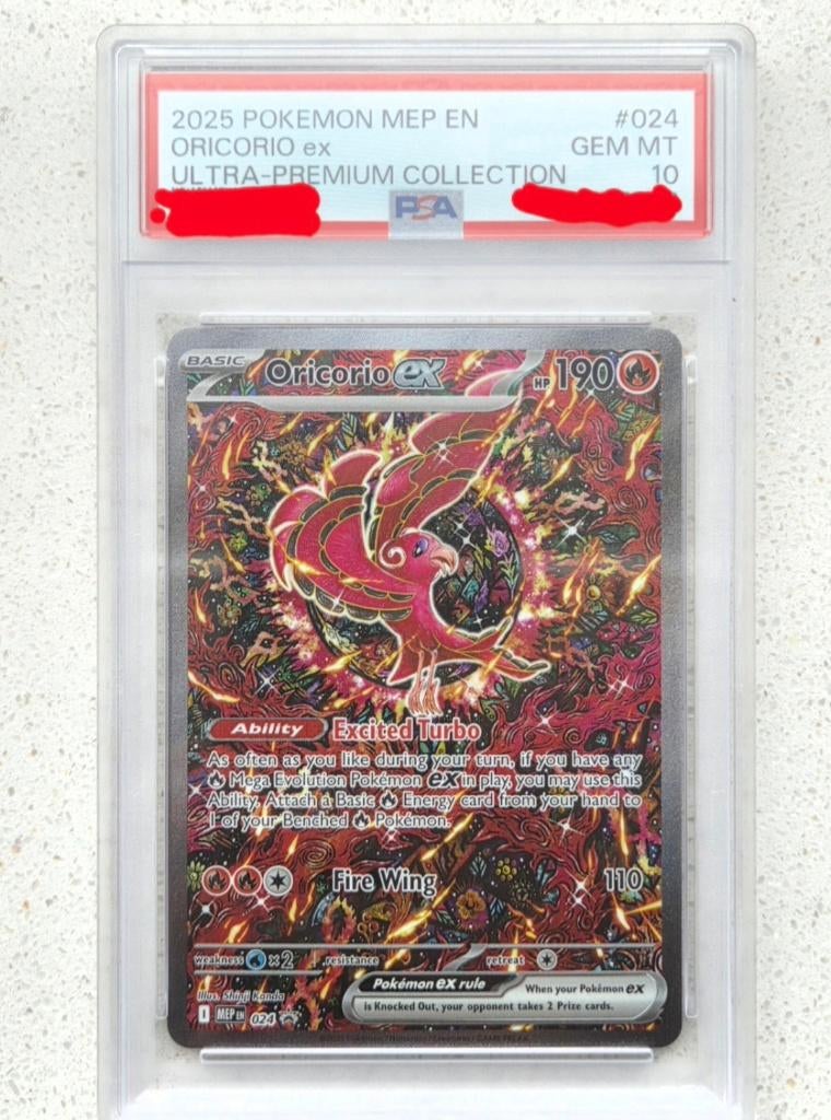 Oricorio ex UPC promo 024 Ultra Premium Collection, Ophalen of Verzenden, Nieuw, Losse kaart