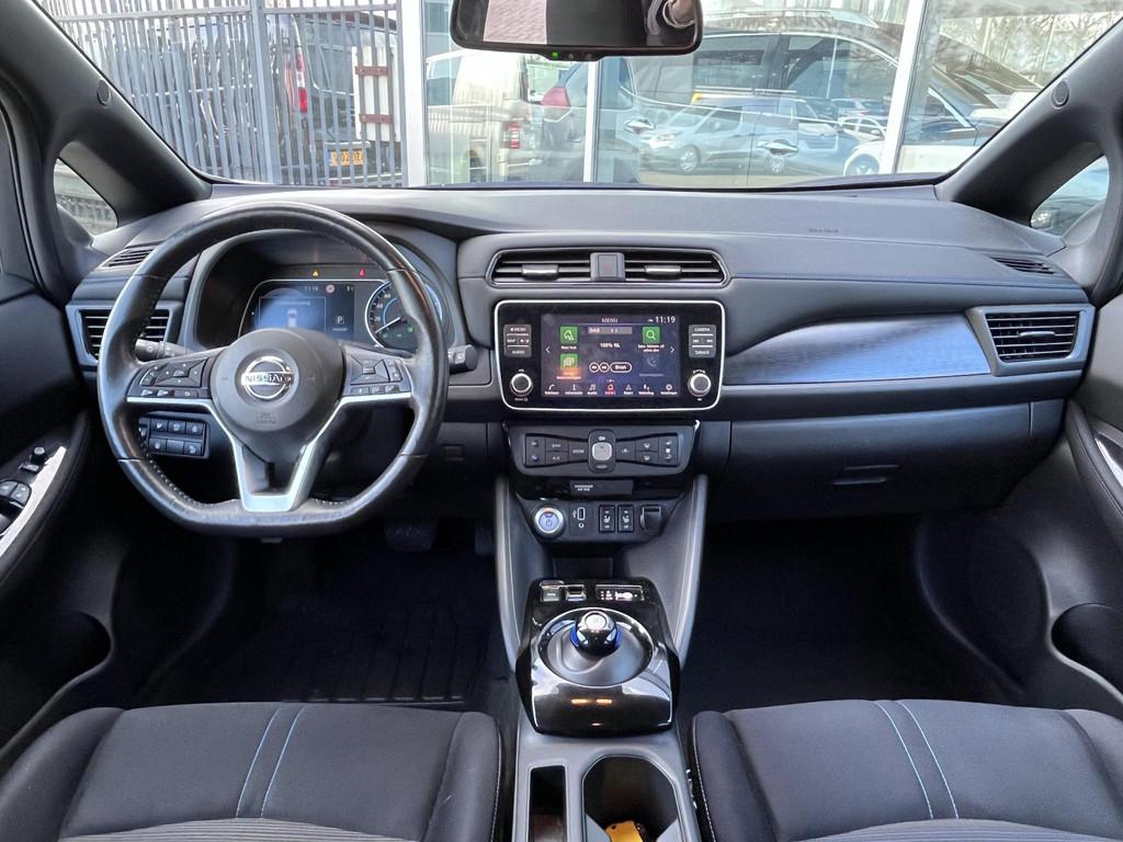 Nissan LEAF e+ N-Connecta 62 kWh LED Koplampen | Warmtepomp, Auto's, Stof, Gebruikt, Met garantie (alle), 62 kWh