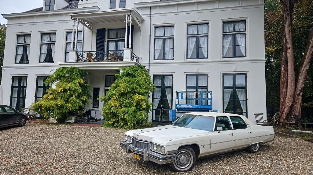 Cadillac 1973 Wit, Auto's, Cadillac, Automaat, CNG (Aardgas), 2442 kg, Wit