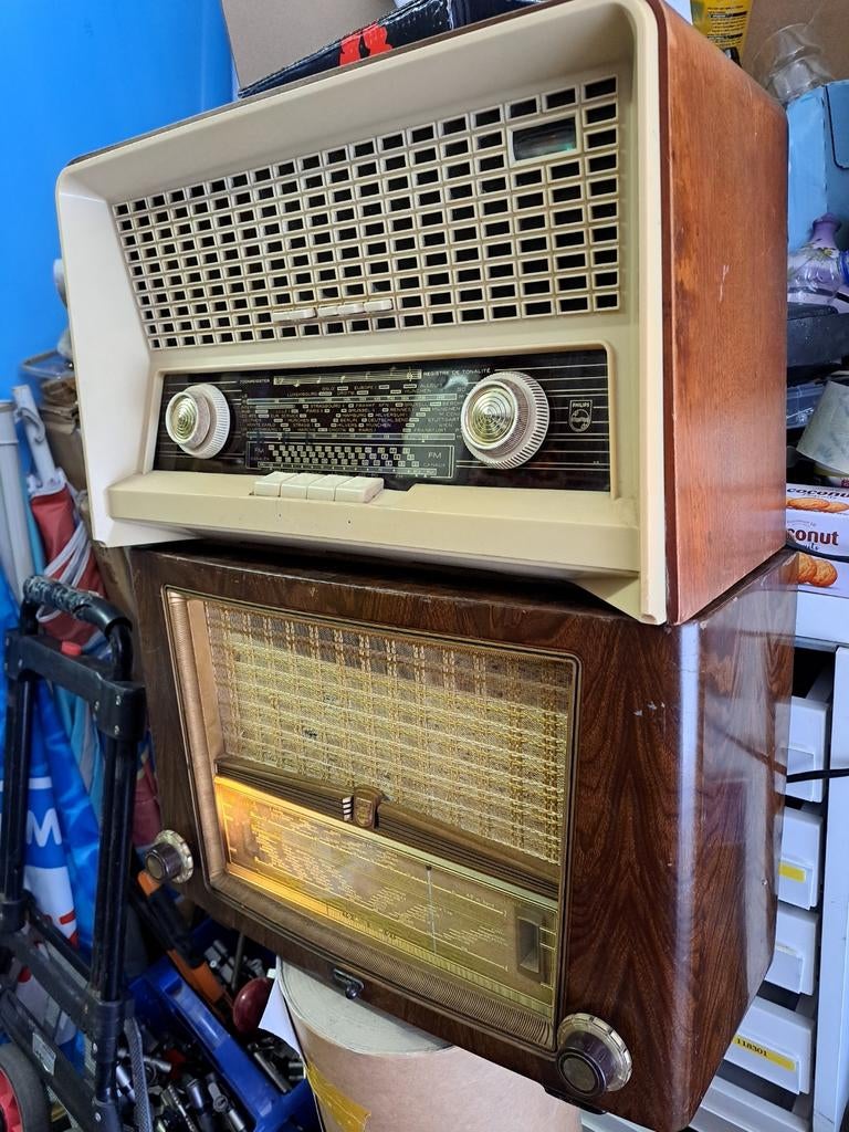 Antik radio's Philips, Ophalen of Verzenden