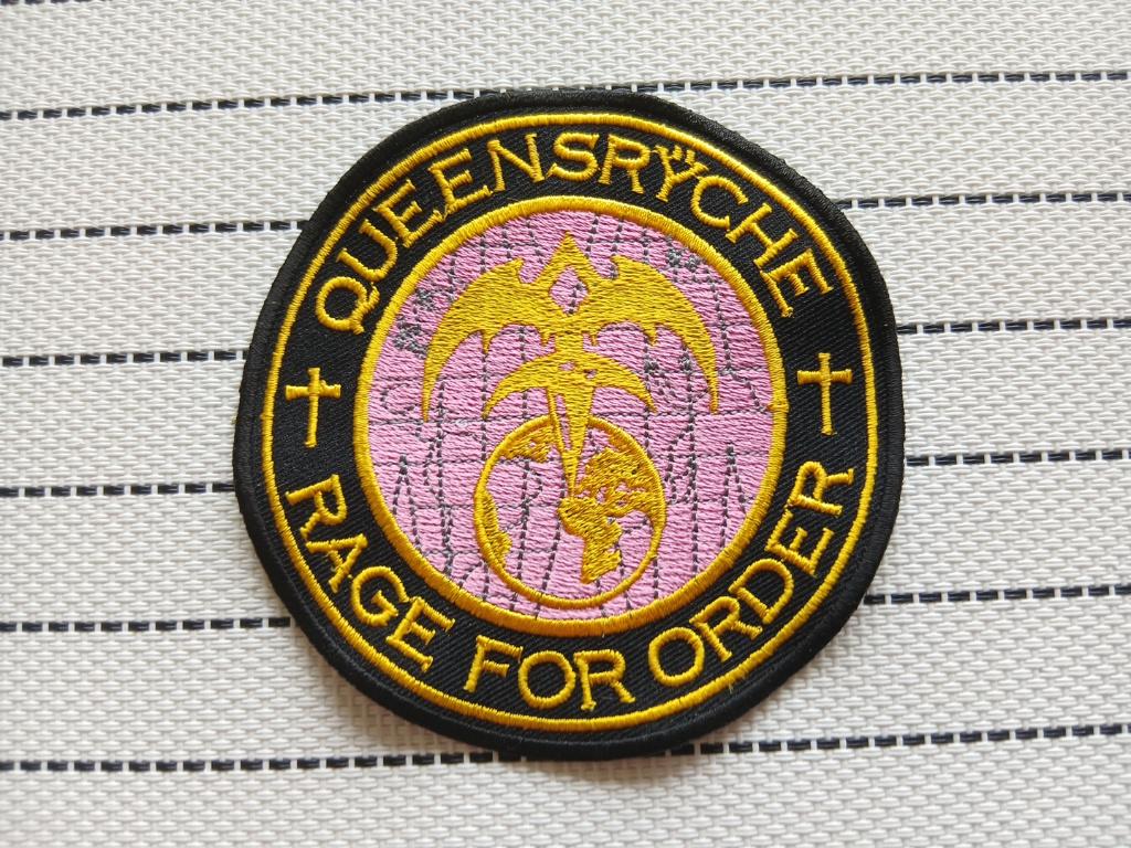 Queensryche mooie embroidered rage for order patch q4 metal, Verzenden, Nieuw, Kleding