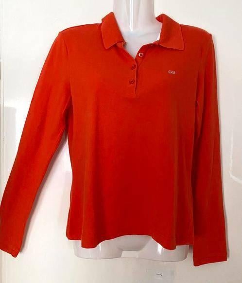 Escada top maat S, Nieuw, Oranje, Ophalen of Verzenden, Lange mouw