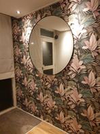 Grote ronde Ikea Lindbyn spiegel 110cm doorsnede, Ophalen, Zo goed als nieuw, Rond, 100 tot 125 cm