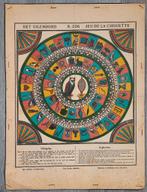 Antiek boordspel Het Uilenbord - Jeu de la Chouette, Antiek en Kunst, Kunst | Litho's en Zeefdrukken, Ophalen of Verzenden