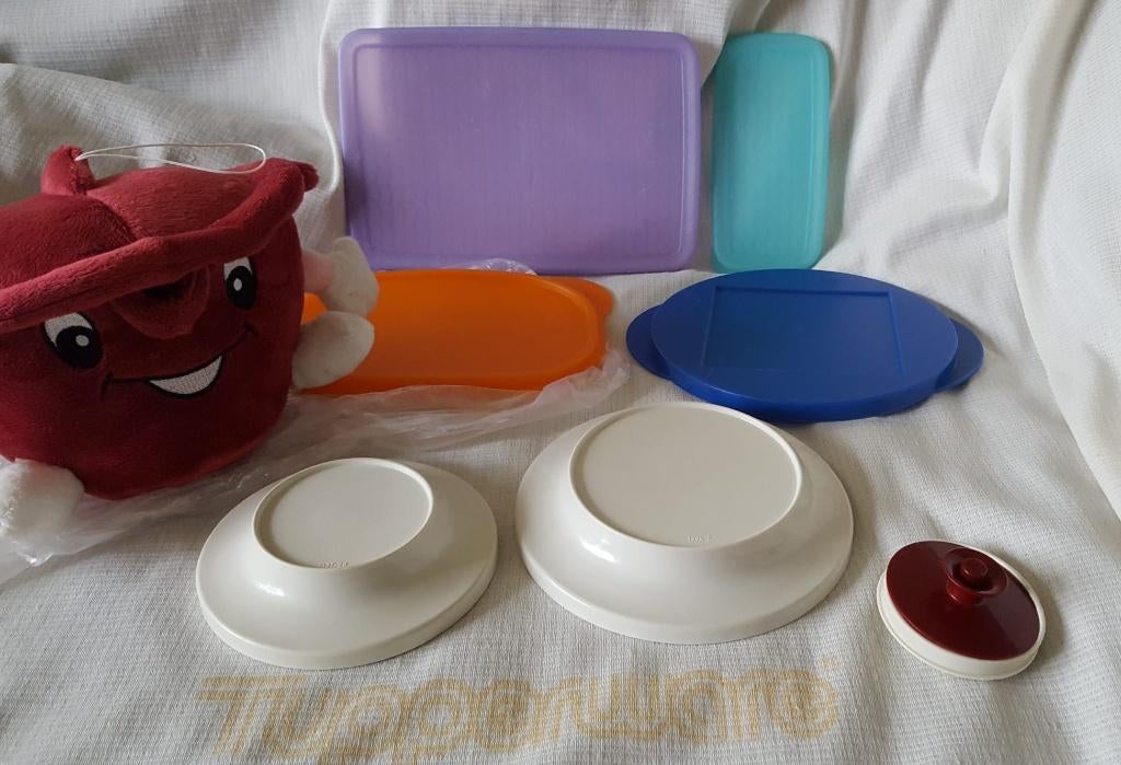 Tup deksel 5: wat diverse deksels o.a. Fridgesmart, Atlantis, Huis en Inrichting, Keuken | Tupperware, Ophalen of Verzenden, Gebruikt
