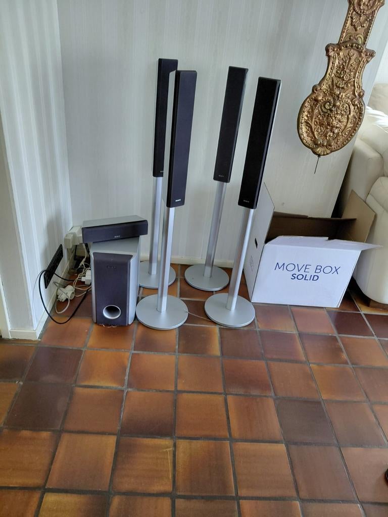 Sony surroundset met boxen en bas box, Ophalen of Verzenden