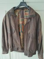 te koop 2 heren jassen  een lederjack  maat 56 en  jas  m54, Ophalen of Verzenden, Maat 56/58 (XL), Bruin