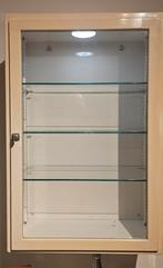 Metalen wandkast apothekerskast dokterskast, Ophalen, Gebruikt, Glas, 150 tot 200 cm