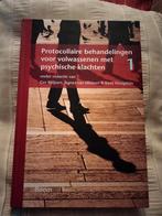Protocollaire behandelingen voor volwassenen deel 1, Boeken, Psychologie, Ophalen of Verzenden, Zo goed als nieuw, Klinische psychologie