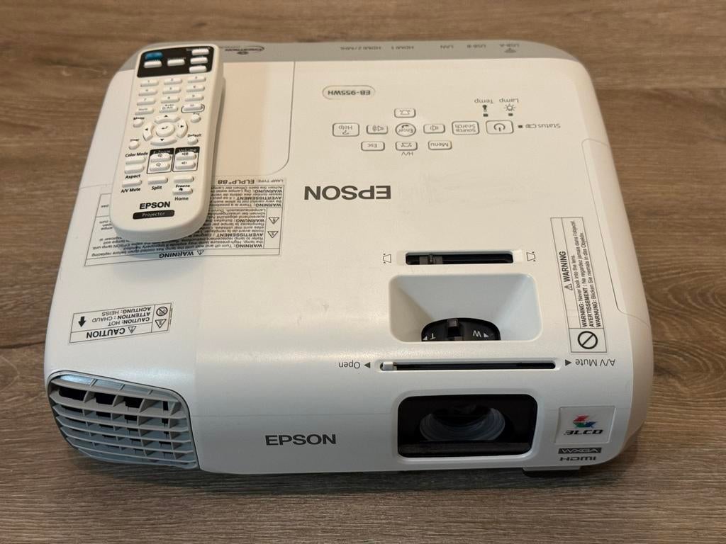 Epson EB-955WH 3200 ansilumen beamer (1280x800) 16:10, Audio, Tv en Foto, Beamers, HD (720), Epson, Ophalen of Verzenden, Zo goed als nieuw