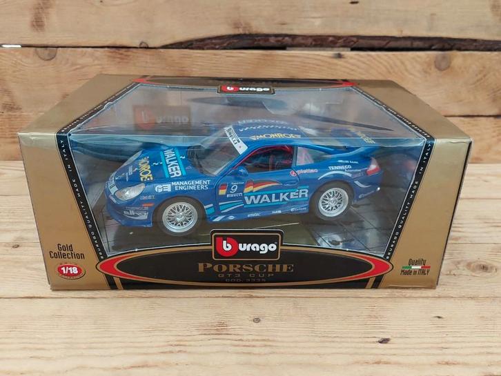 Bburago Porsche GT 3 Cup in doos, Hobby en Vrije tijd, Modelauto's | 1:18, Zo goed als nieuw, Auto, Bburago, Ophalen of Verzenden