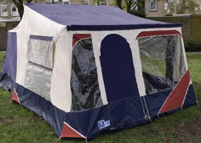 Jamet Jamatic vouwwagen 1-2-3 systeem, 7 slaapplekken 2006, Caravans en Kamperen, Vouwwagens, Ophalen, Meerkleurig, Aanwezig, Meer dan 6