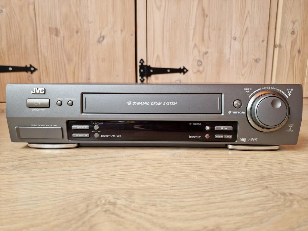 JVC HR-DG58 VHS Hi-Fi Videorecorder - Dynamic Drum System, Audio, Tv en Foto, Videospelers, Ophalen of Verzenden, Refurbished