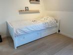 Eenpersoonsbed met uitschuifbaar logeerbed en 2 lades, 85 tot 100 cm, Zo goed als nieuw, 180 cm of meer, Ophalen