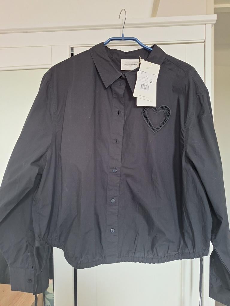 Nieuw! Fabienne Chapot Flore Blouse Zwart Maat 44, Zwart, Maat 42/44 (L), Nieuw, Ophalen of Verzenden
