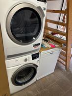 Prachtige set van Aeg met warmtepomp condensdroger, Ophalen, 1200 tot 1600 toeren, Minder dan 85 cm, 8 tot 10 kg