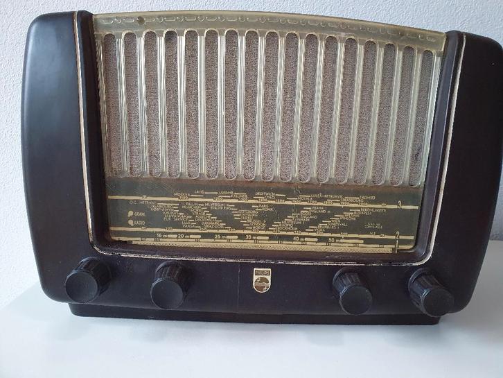 Vintage Philips radio, Antiek en Kunst, Antiek | Tv's en Audio, Ophalen of Verzenden