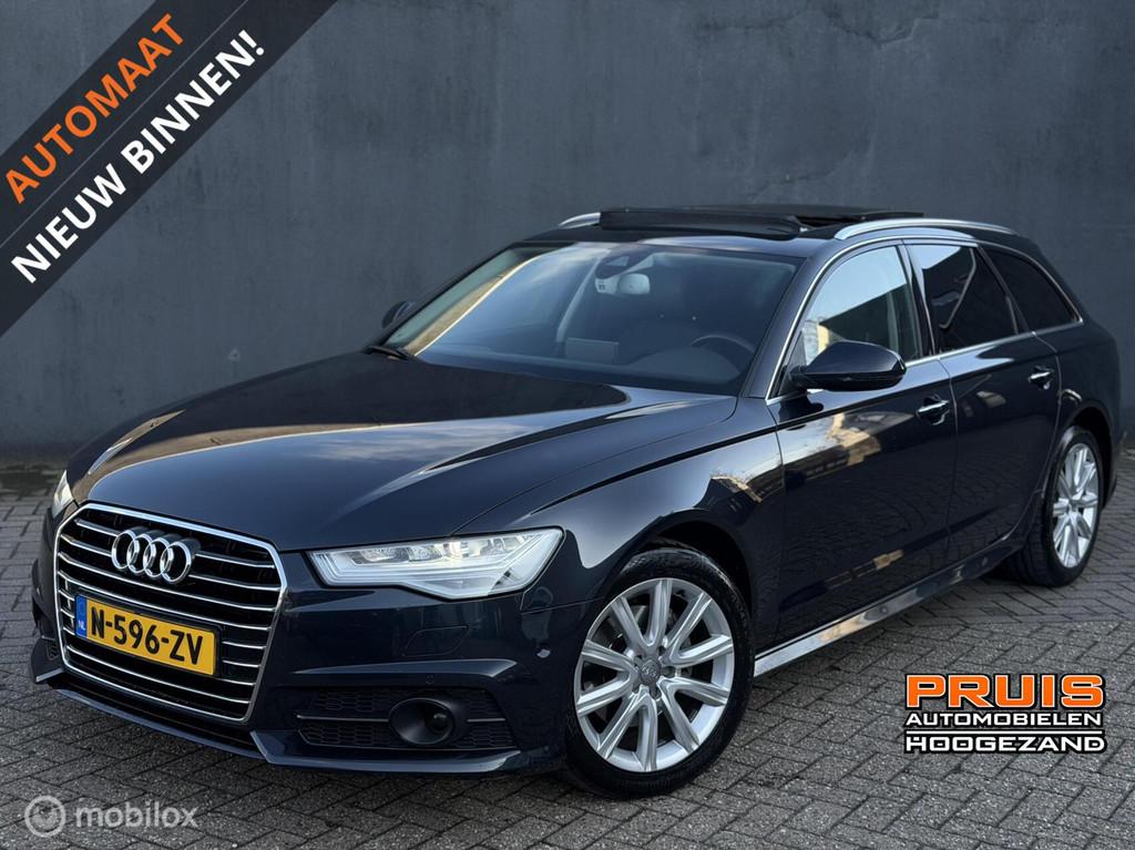 Audi A6 Avant 2.0 TDI ultra S line Edition -BOMVOL- *INRUIL, Gebruikt, Blauw, 23 km/l, Leder