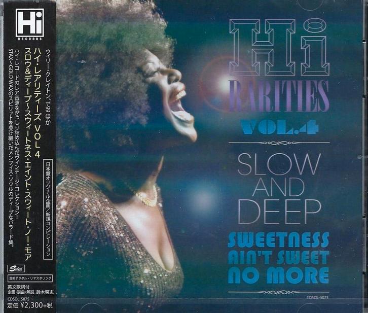V/a -  Hi Rarities Vol. 4 Slow & Deep    New cd  in seal., Cd's en Dvd's, Cd's | R&B en Soul, Nieuw in verpakking, Soul of Nu Soul
