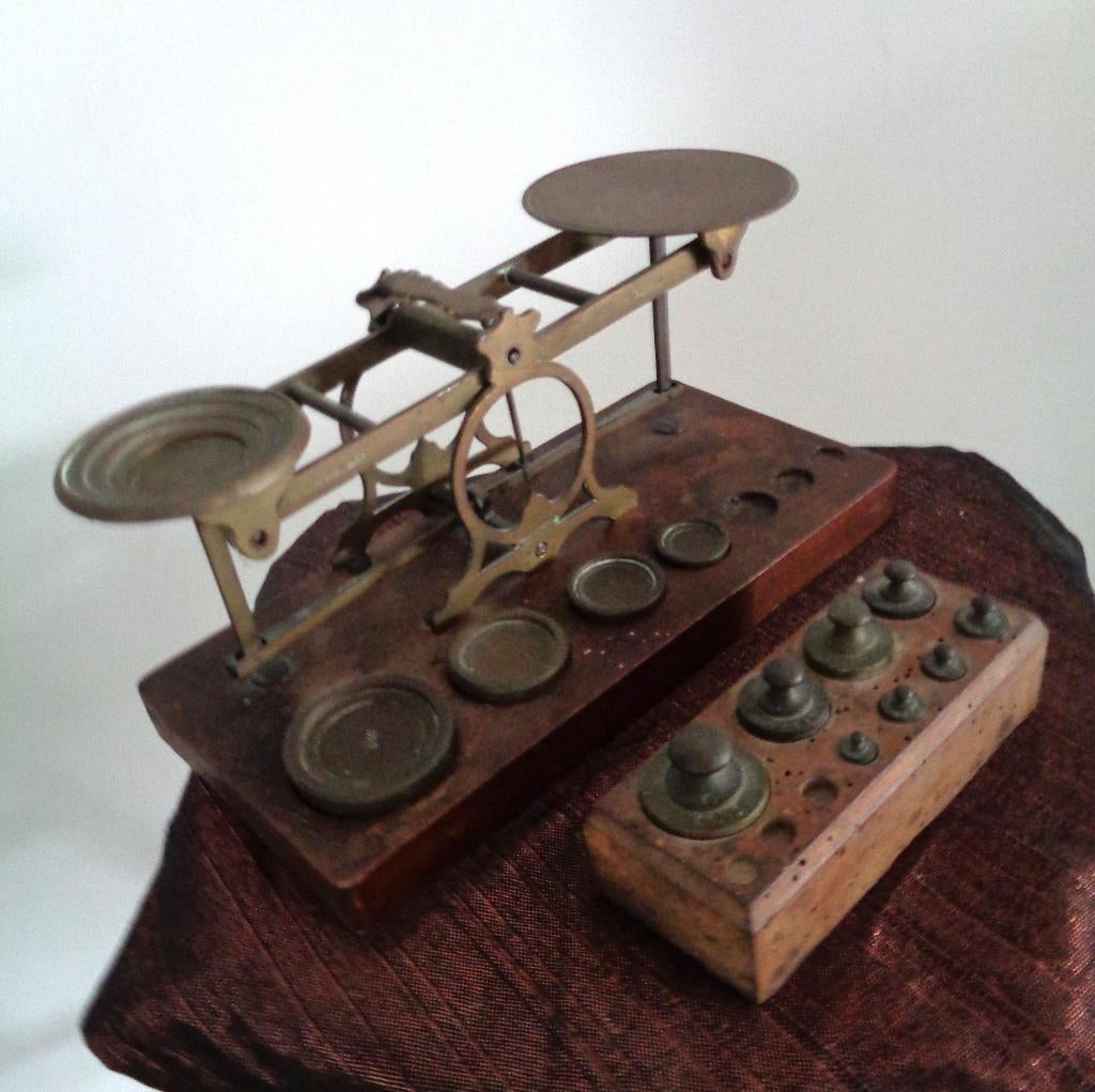 S. Mordan & Co antieke weegschaal, brievenweger, origineel, Antiek en Kunst, Antiek | Gereedschap en Instrumenten, Ophalen